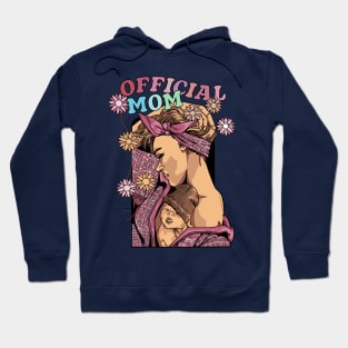 Groovy Official Mom Forever Mother Cartoon Hoodie